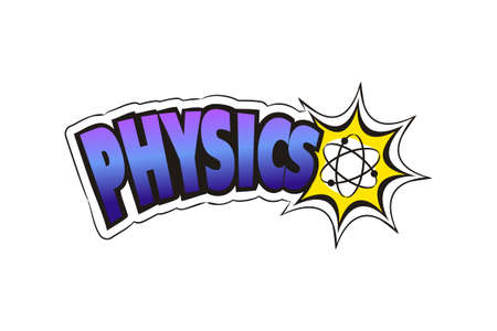 Logo for the Physics school subject.のイラスト素材