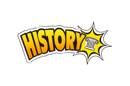 Logo for the History school subject.のイラスト素材