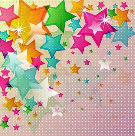 EPS10 star background のイラスト素材