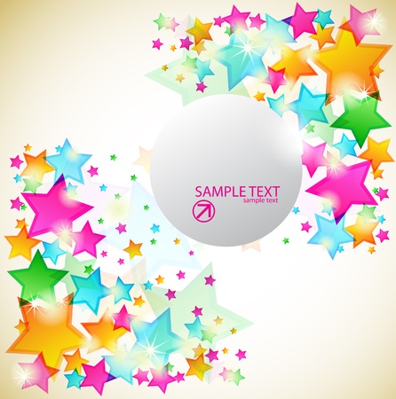 EPS10 star background のイラスト素材