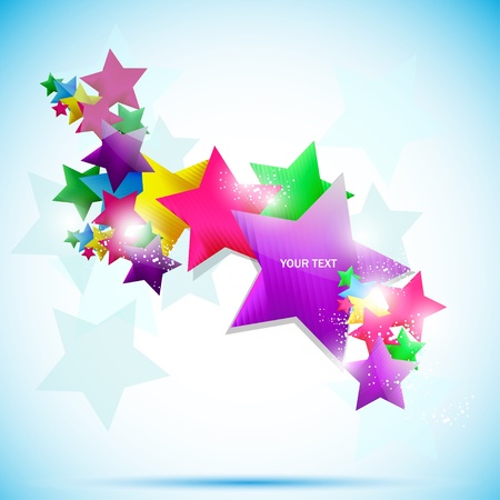 EPS10 star background のイラスト素材