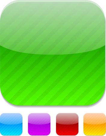 Set of color modern icons. Vector illustration.のイラスト素材