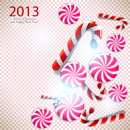 Merry Christmas and Happy new year 2013のイラスト素材