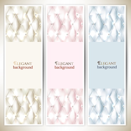 Light texture and upholstery. Vector setのイラスト素材