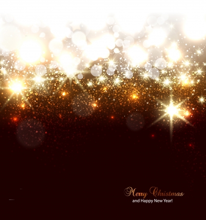 Elegant Christmas background with snowflakes and place for text  Vector Illustration のイラスト素材