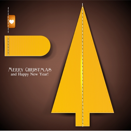 Textured christmas tree with stitch . のイラスト素材