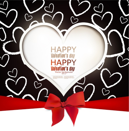 Gift card. Valentine's Dayのイラスト素材