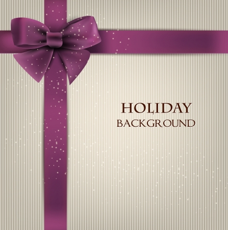 Elegant holiday background with bow and space for text.  illustrationのイラスト素材