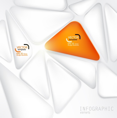 Abstract background with white speech bubble.  templateのイラスト素材