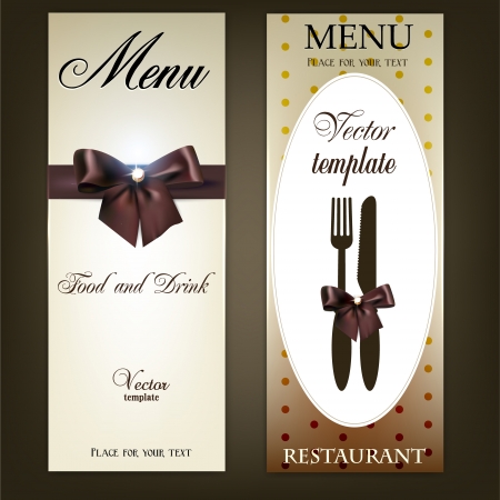  Menu design for Restaurant or Cafe  Vintage  templateのイラスト素材