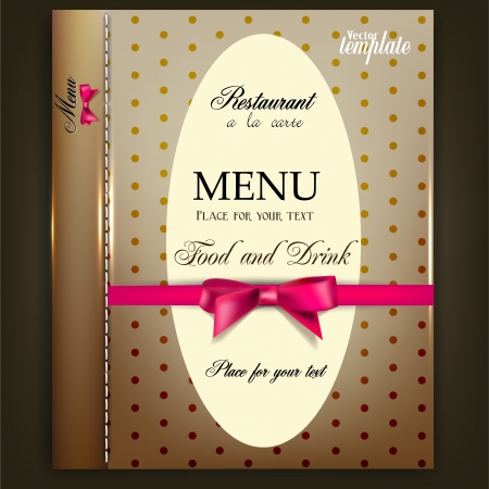 Restaurant Menu design  Vintage template のイラスト素材