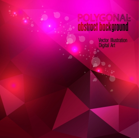 Abstract colorful polygonal background illustrationのイラスト素材