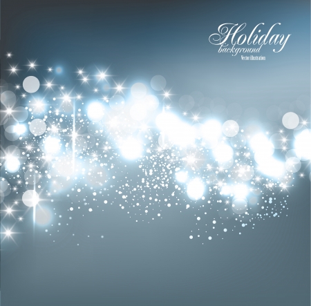 Elegant Christmas background with snowflakes and place for text. Vector Illustration.のイラスト素材