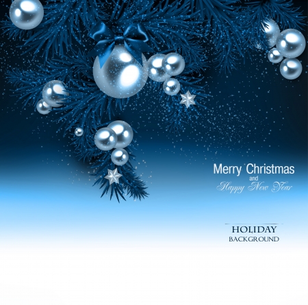 Elegant  background with Christmas garland. Vector illustrationのイラスト素材