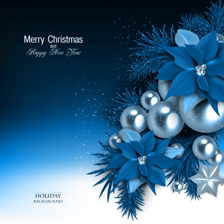 Elegant  background with Christmas garland. Vector illustrationのイラスト素材