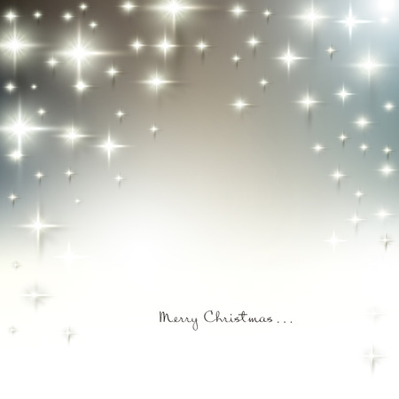 Elegant Christmas background with snowflakes and place for text. Vector Illustration.のイラスト素材