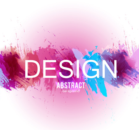 Abstract vector background. Colorful  watercolor stain image for screen, background. Design  for electronic deviceのイラスト素材