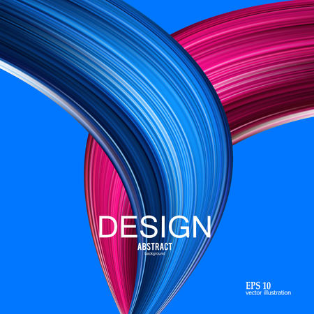 Abstract vector background. Colorful  curve image for screen, background. Design  for electronic deviceのイラスト素材