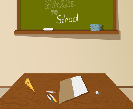 Back to school background, vector illustrationのイラスト素材