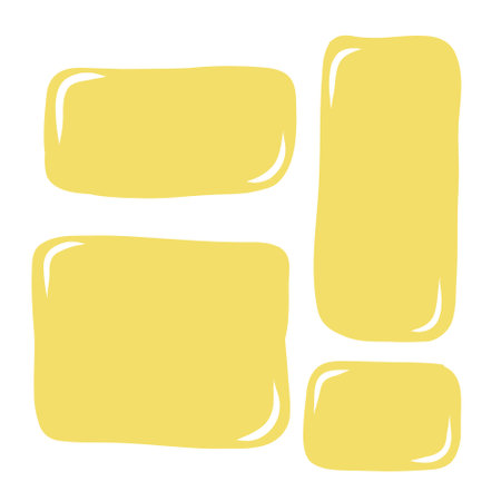 Hand drawn minimalist quote poster set. Quote frames blank template set. doodle text box. Color empty speech bubbles. Vector illustration on white background.のイラスト素材