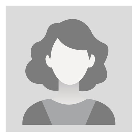 Default female avatar profile icon. Gray photo placeholder. silhouette of woman for social media profiles, icons, screensavers and as template. Greyscale.のイラスト素材