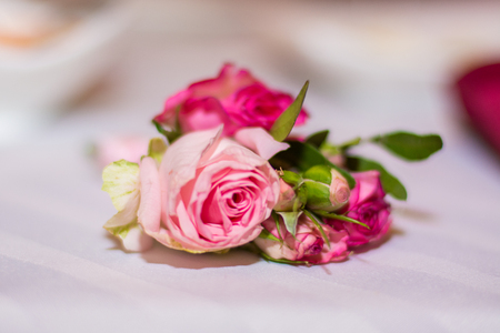 beautiful wedding flowers, bridal bouquet, two people come together in marriage, a symbol of love. wedding magicの写真素材