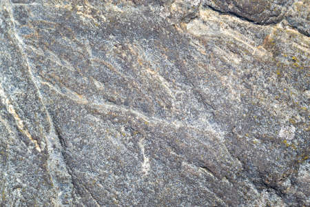 Gray, black and white stone texture. Rough granite surface pattern, natural mineral stone wall background. Copy space, place fot text.の写真素材