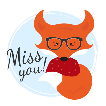 Miss you. Calligraphic phrase for your designのイラスト素材