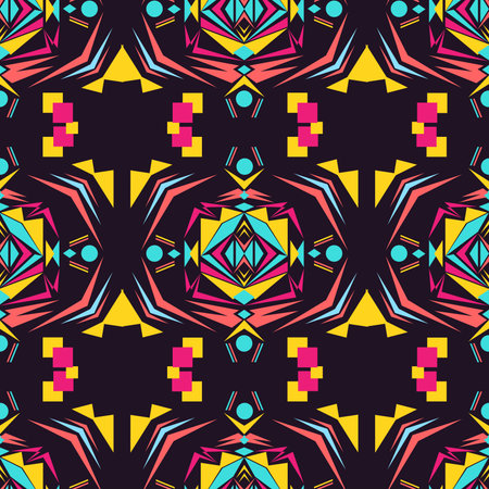 Seamless pattern set. Designer colorful seamless pattern for design, poster, greeting card or...