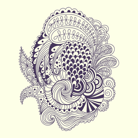 Abstract doodleのイラスト素材