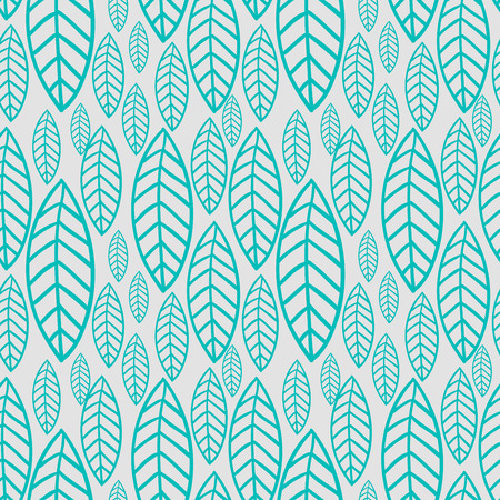 Vector leaf seamless patternのイラスト素材