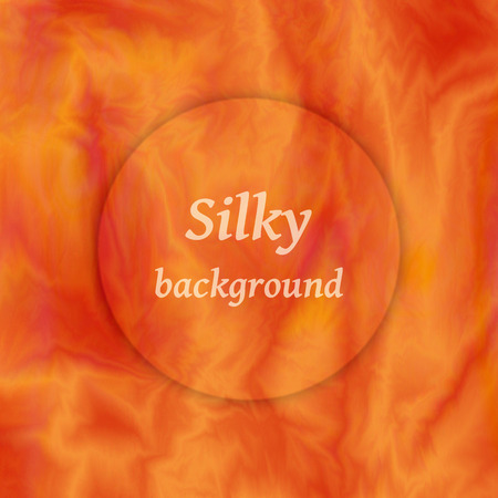 Abstract orange marble background. Marbling texture design for banner or poster with circle. Vector illustrationのイラスト素材