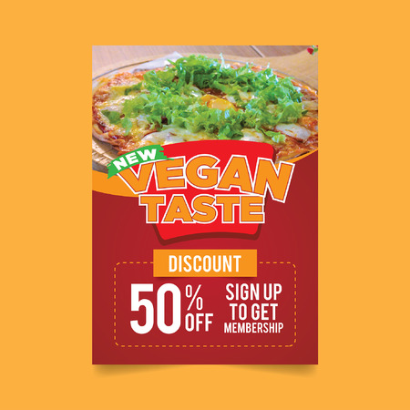 Pizza Flyerのイラスト素材