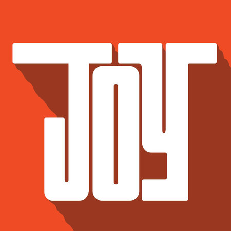 Hand lettering joy christian quotesのイラスト素材