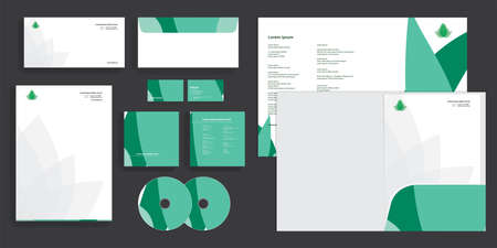 Business Stationery Template Designのイラスト素材