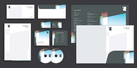 Business Stationery Template Designのイラスト素材