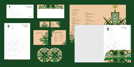 Business Stationery Template Designのイラスト素材