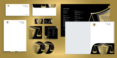 Business Stationery Template Designのイラスト素材