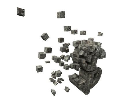 Dollar falling apartの写真素材