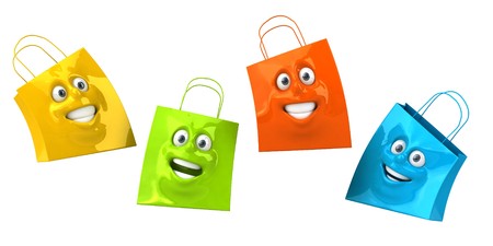 Shopping bagsの写真素材