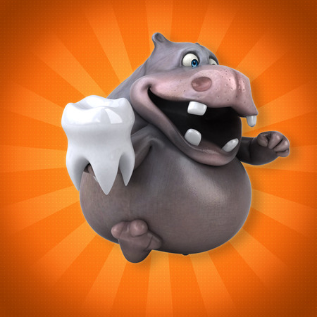 Fun hippoの写真素材