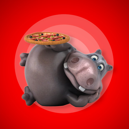 Fun hippoの写真素材