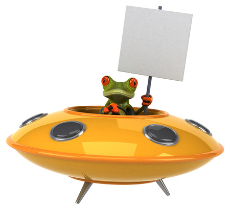 Fun frogの写真素材