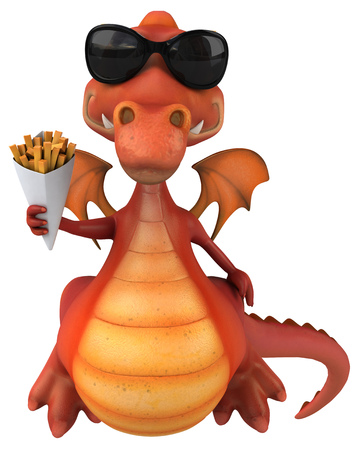 Fun dragonの写真素材