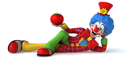 Fun clownの写真素材
