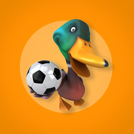 Fun duckの写真素材