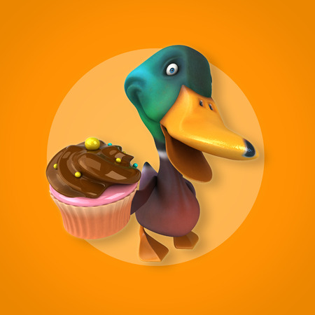 Fun duckの写真素材