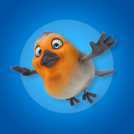 Red robinの写真素材