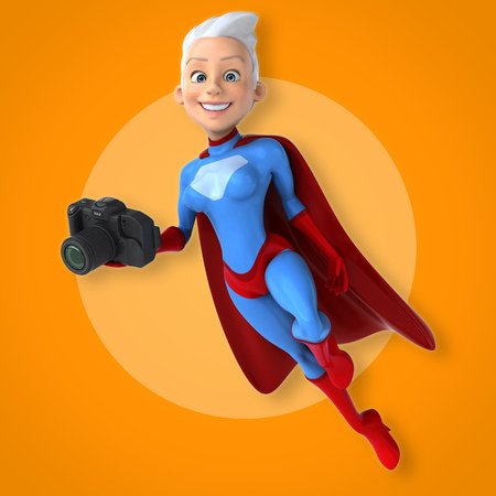 Super womanの写真素材