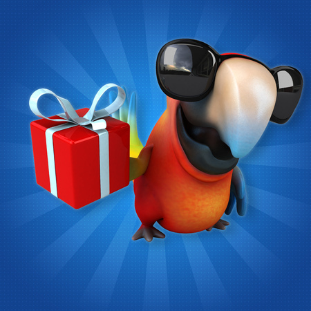 Fun parrotの写真素材